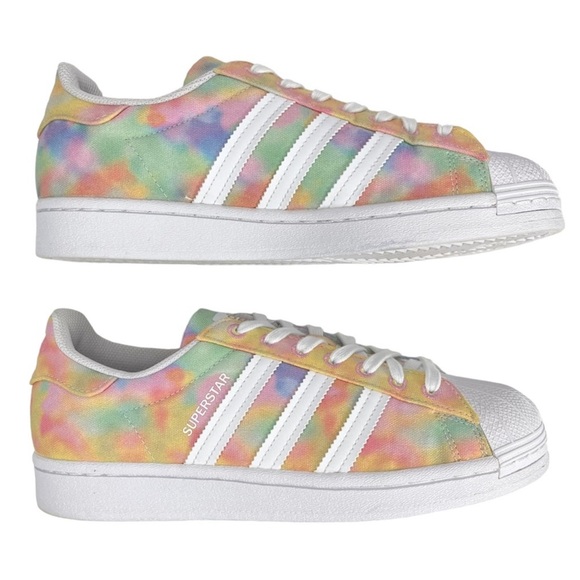 Adidas | Women's  | Superstar PastelTie-Dye Sneaker Shoe New - Picture 5 of 8